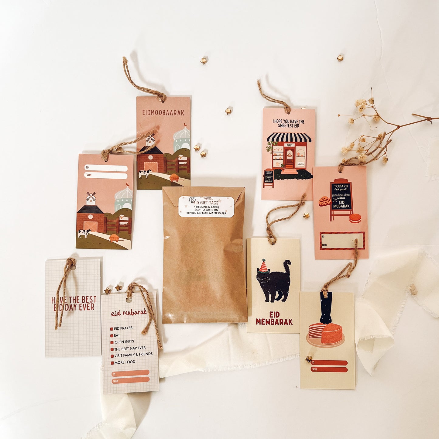 Eid Gift Tags Set