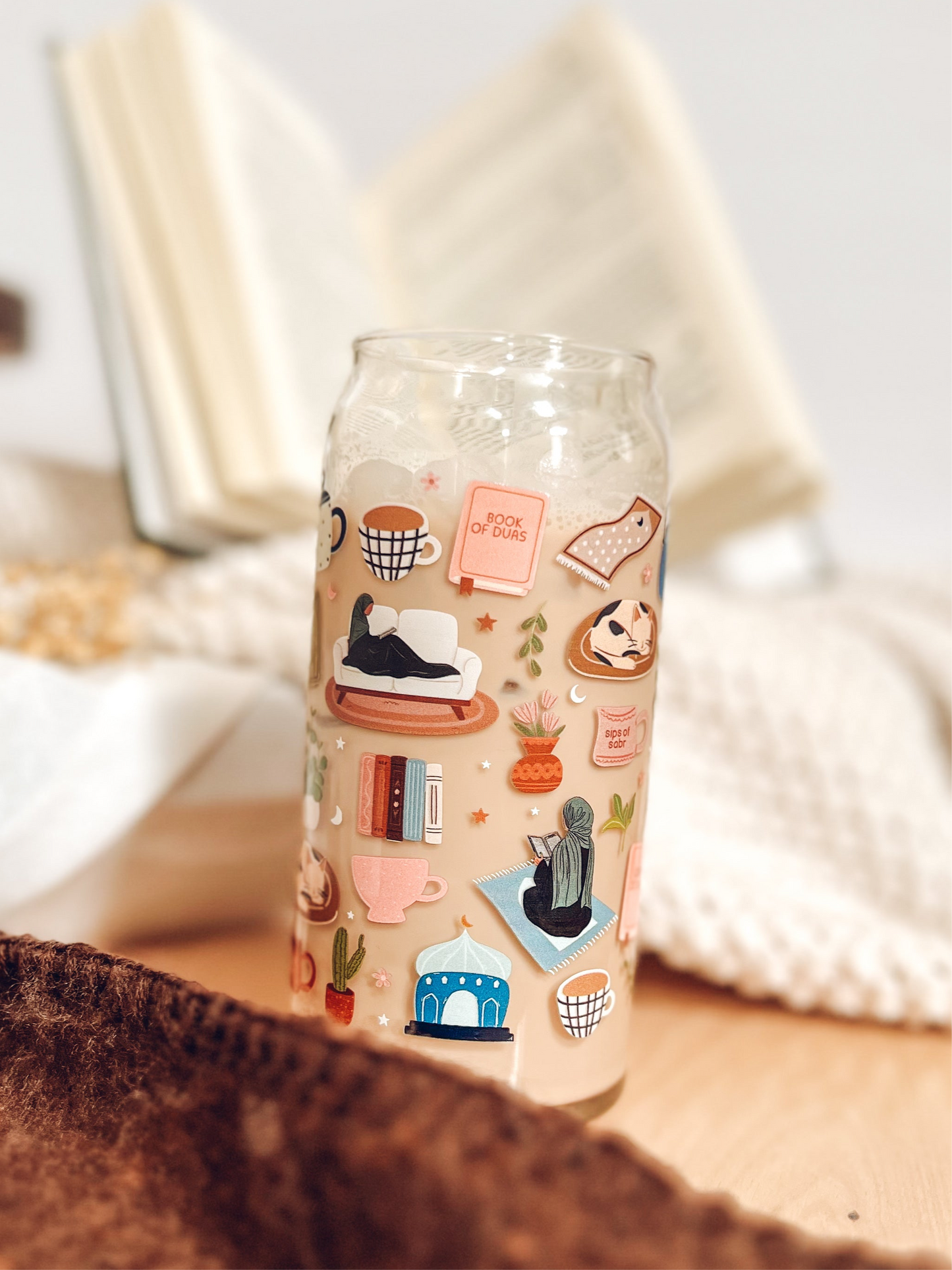 Cozy Day Glass Cup