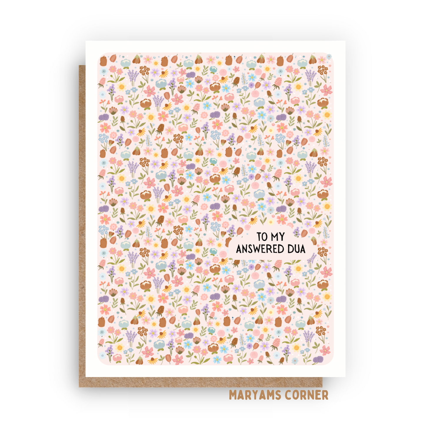 To My Answered Dua Card