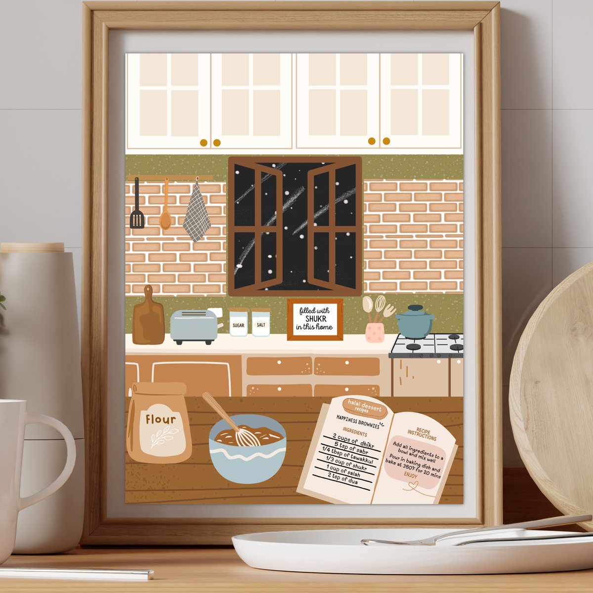 Halal Kitchen Art Print