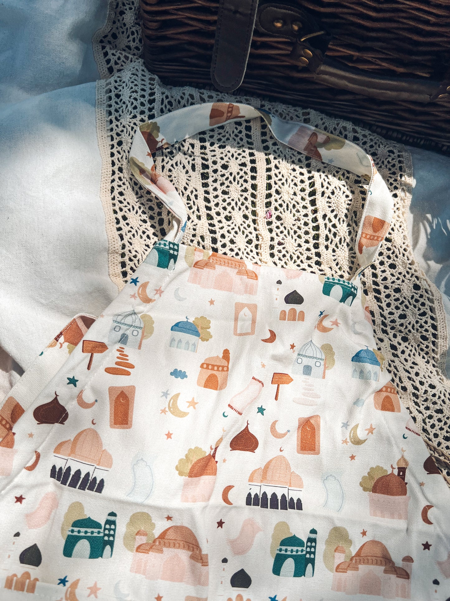 Lets Go To Mosque Child Apron