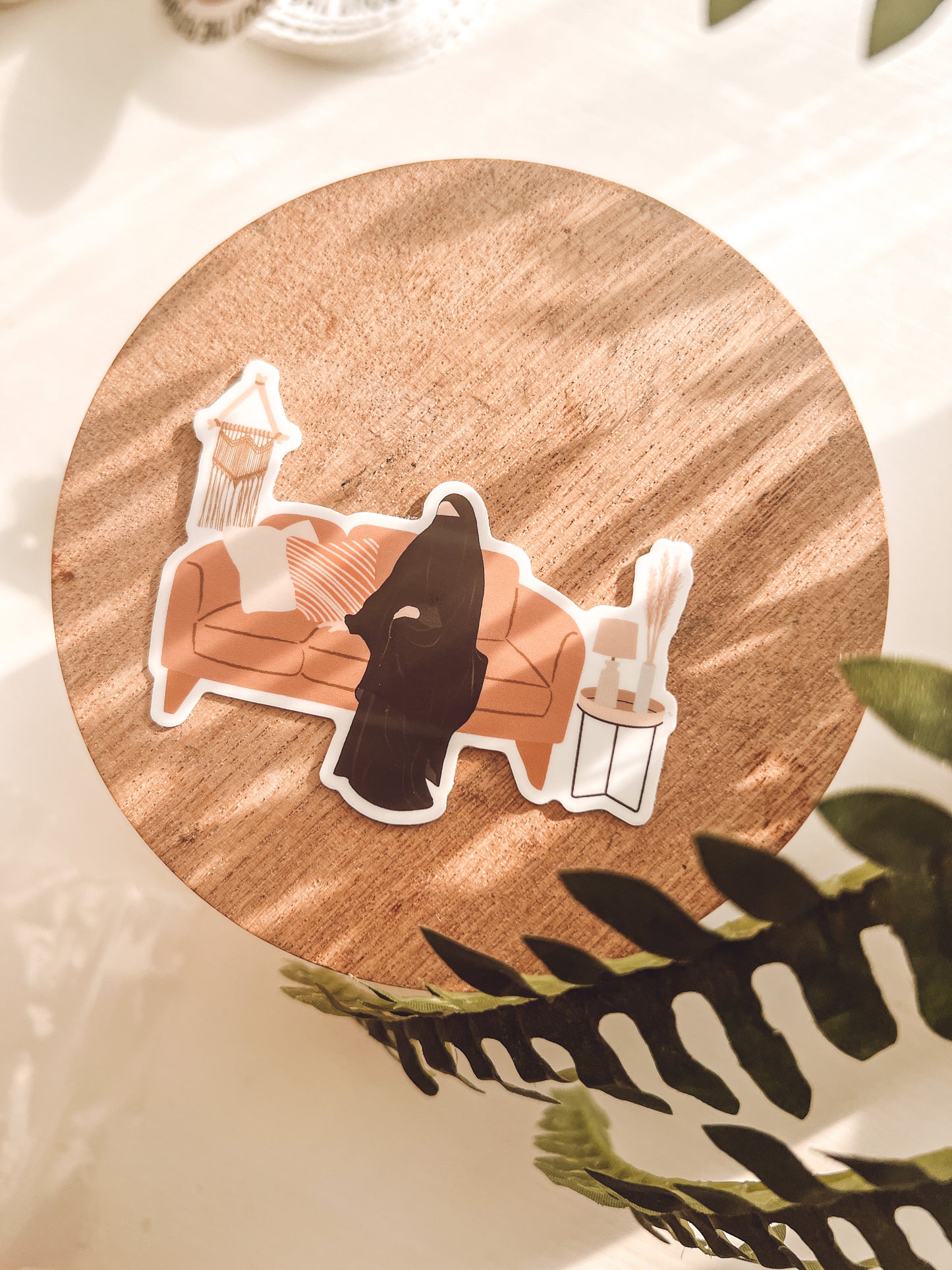 Cozy Couch Sticker