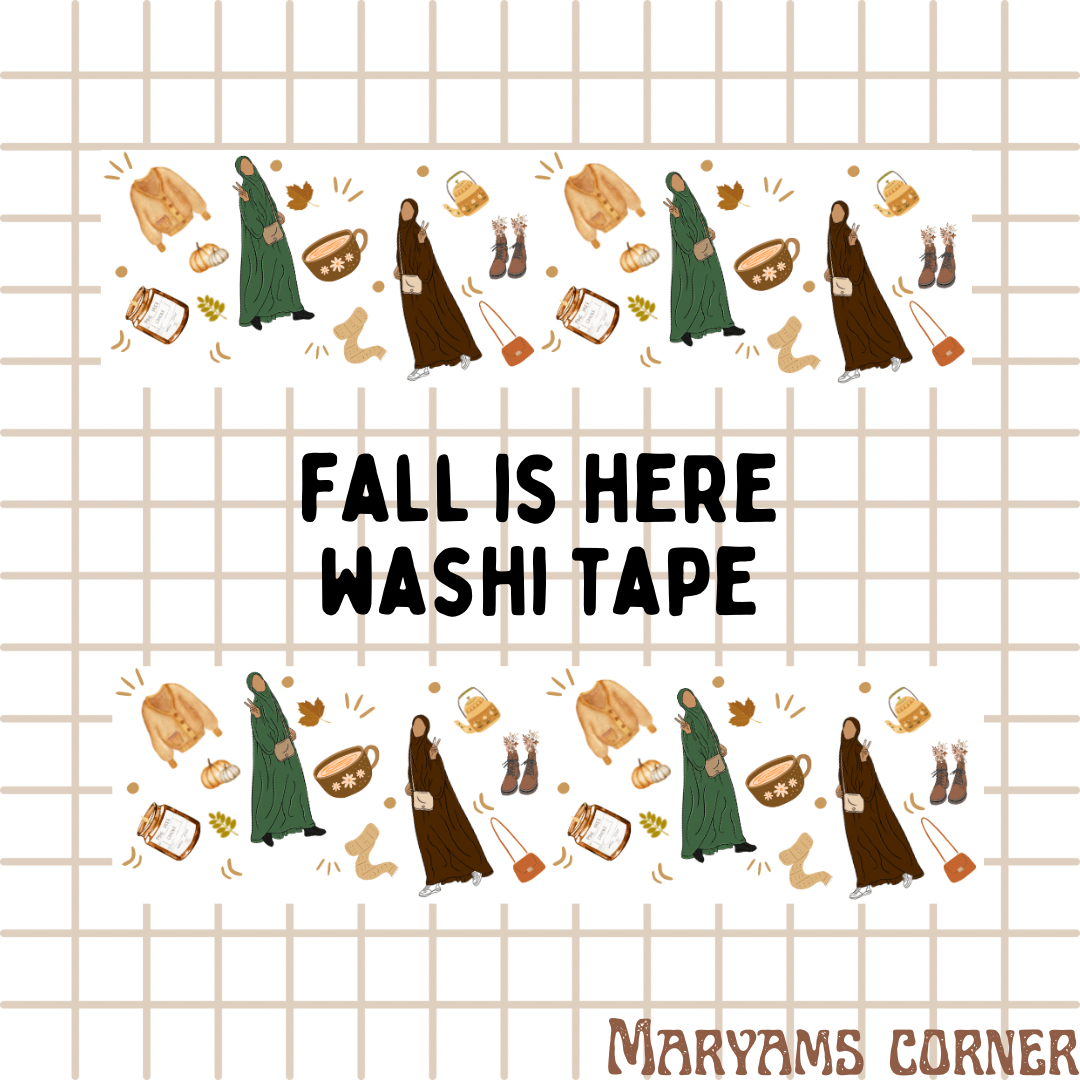 Fall Is Here Washi Tape