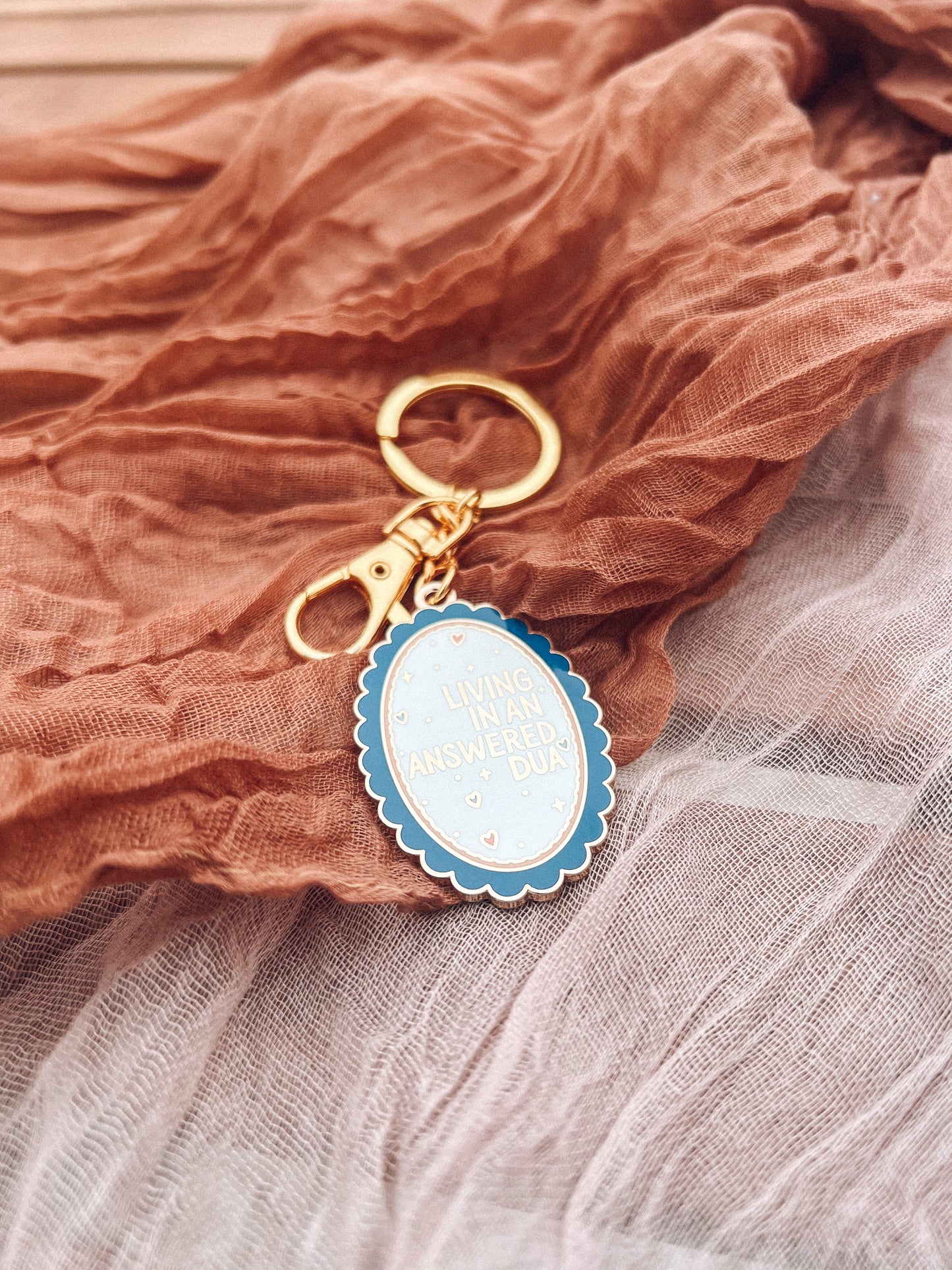 Living In Answered Dua Keychain