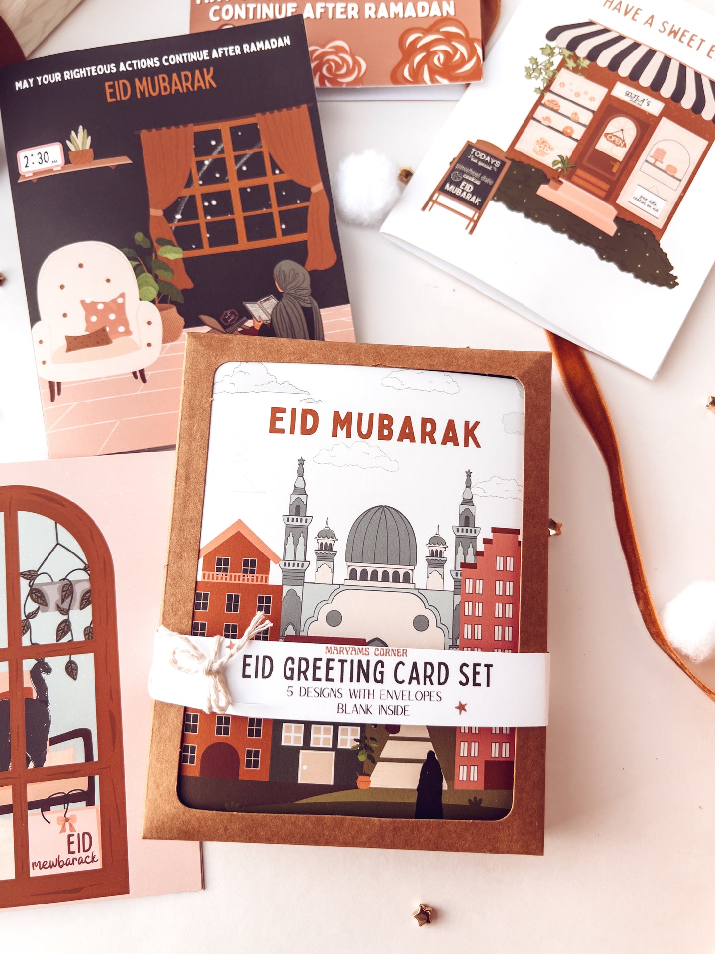 Eid Greeting Card Set