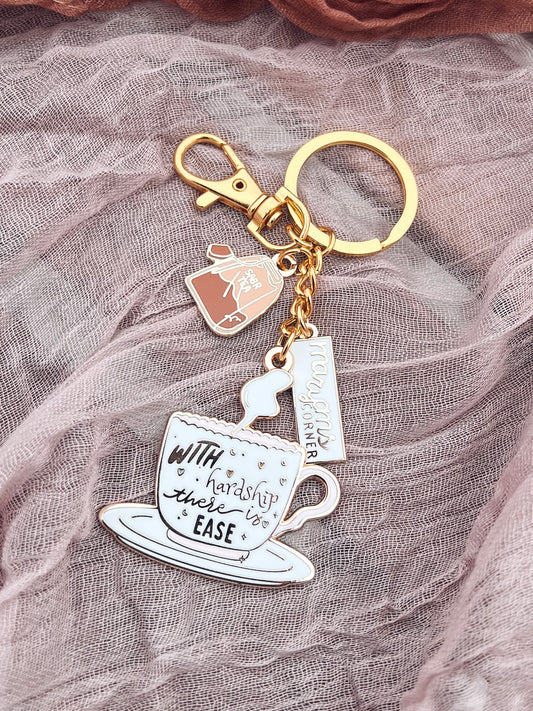 With Every Hardship There is Ease Keychain