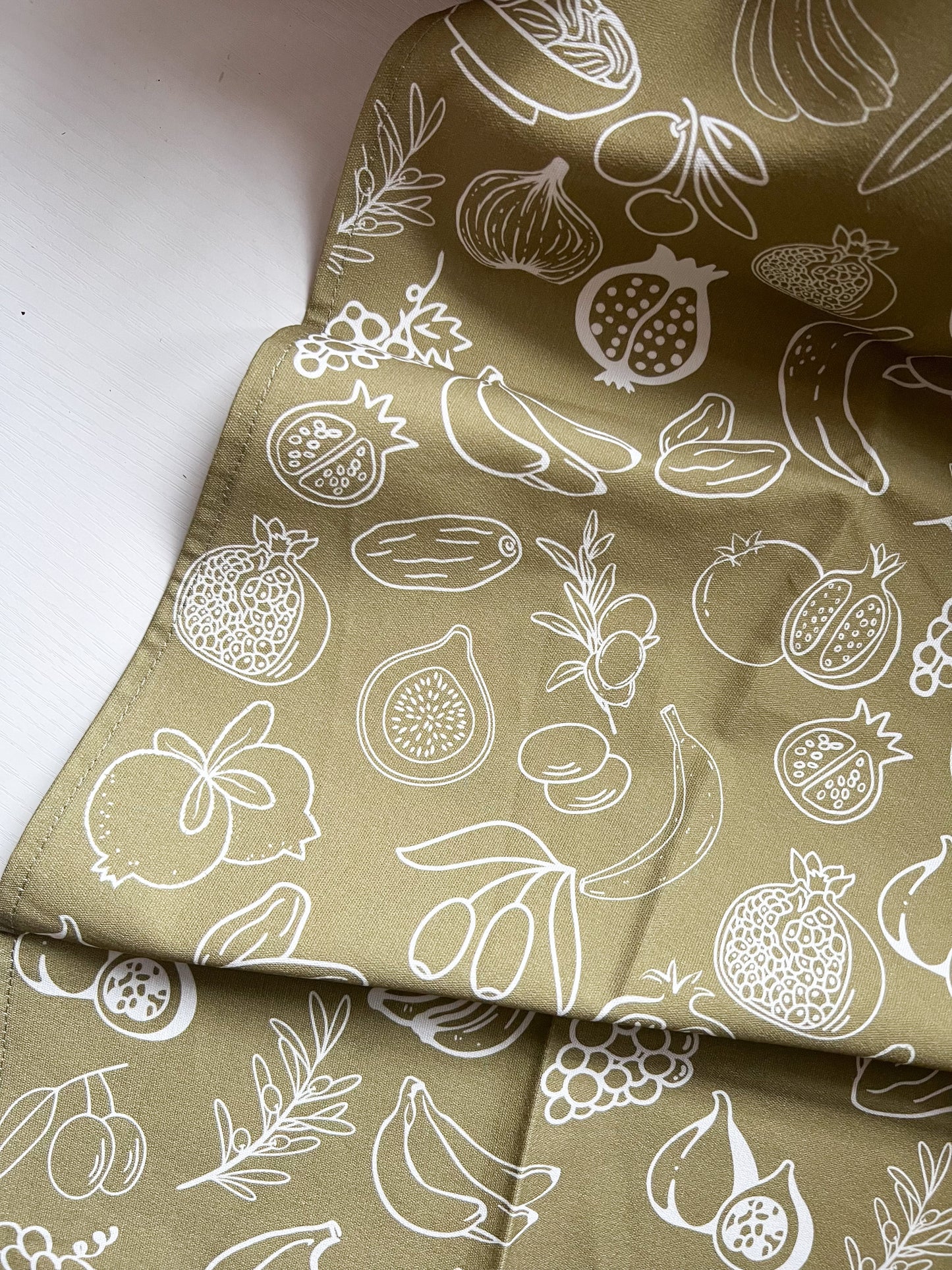 Imperfectly Perfect Fruits of Jannah Tea Towel