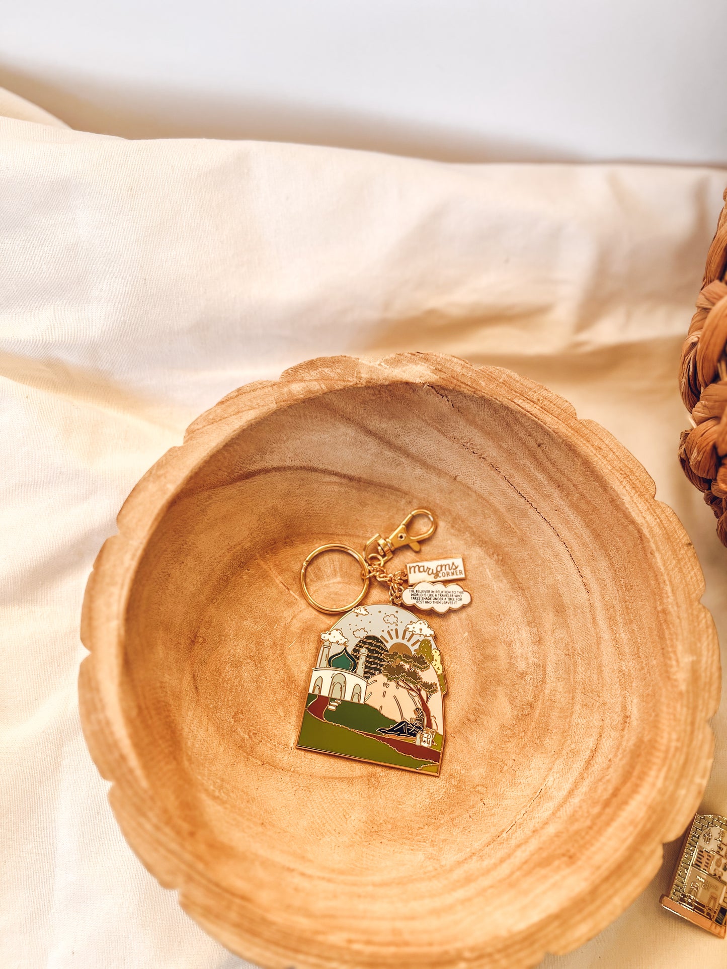 The Believer In This Dunya Enamel Keychain