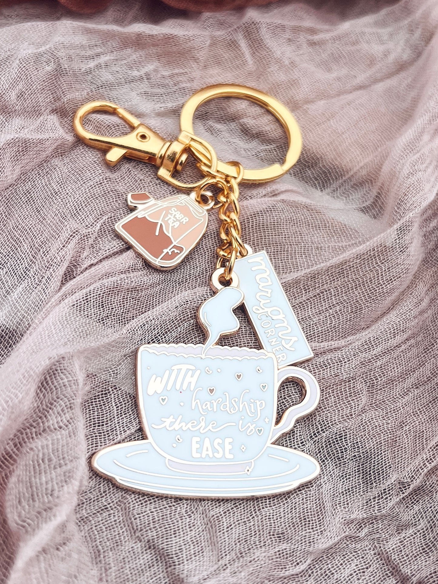 With Every Hardship There is Ease Keychain