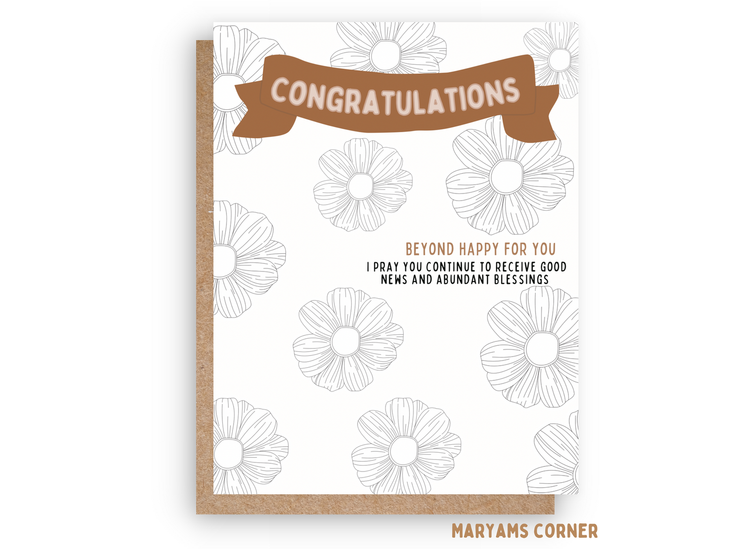 Congratulations Happy For You Card