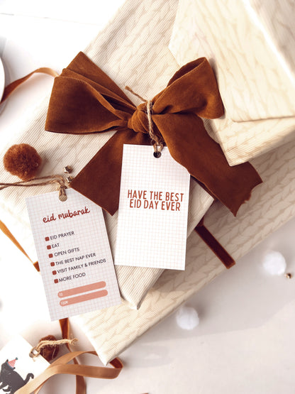 Eid Gift Tags Set