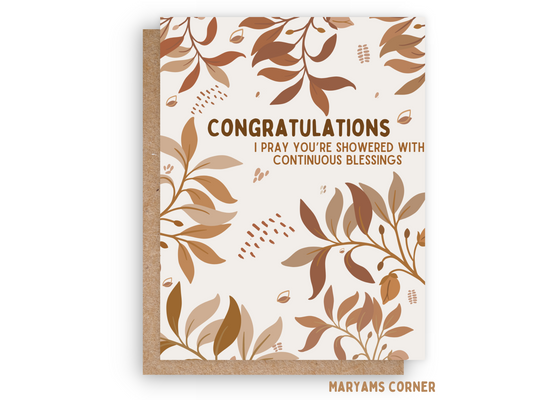 'Imperfect" Congratulations Card