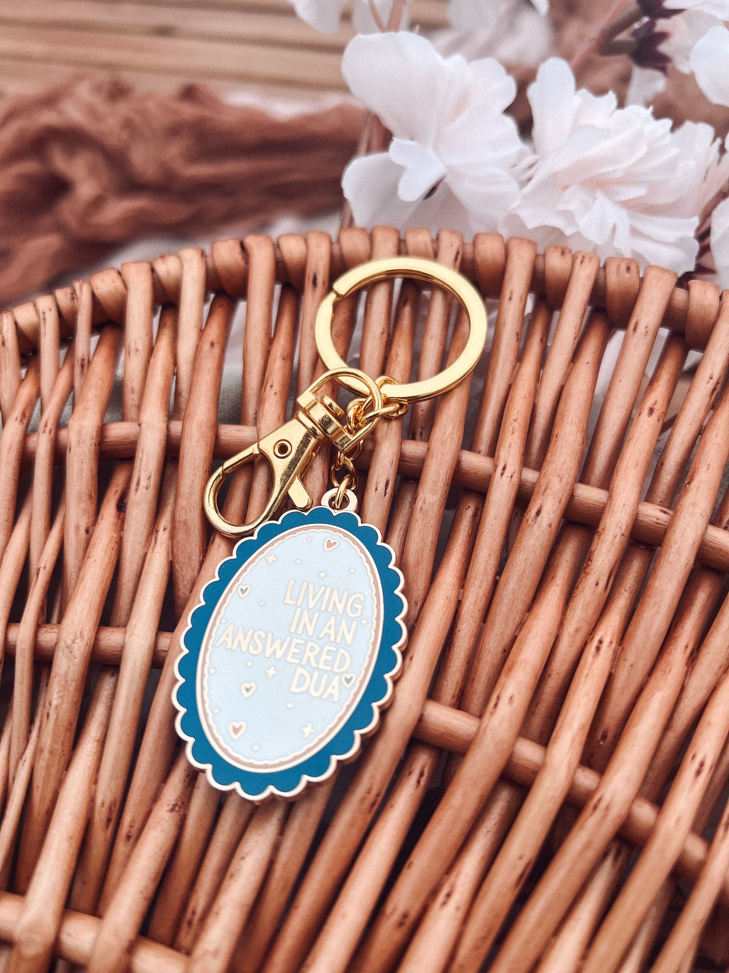 Living In Answered Dua Keychain