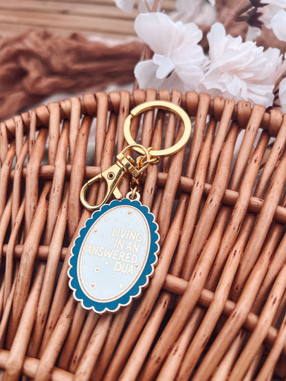 Living In Answered Dua Keychain