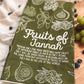 Fruits of Jannah Tea Towel