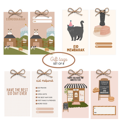 Eid Gift Tags Set