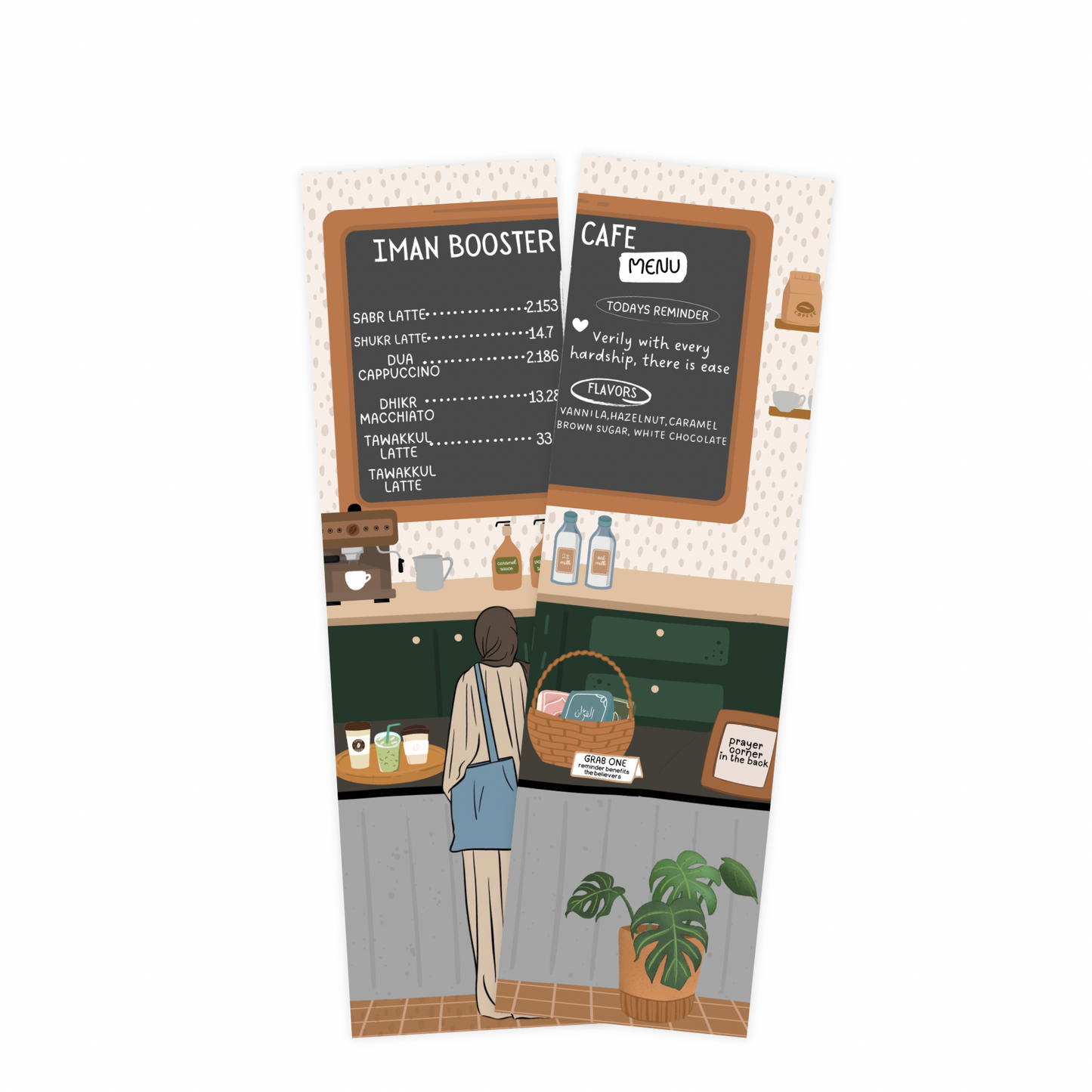 Iman Booster Cafe Bookmark