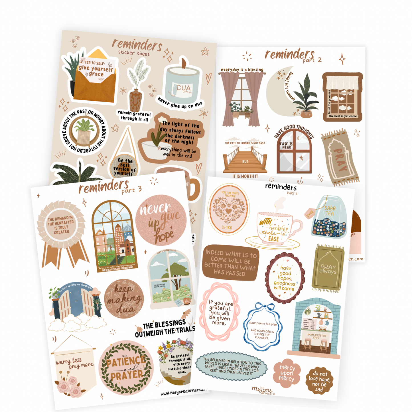 Reminders Sticker Sheet Set