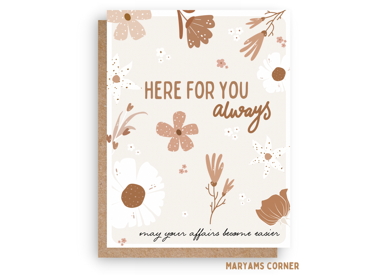 Here For You Always Card