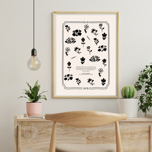World Of Blessings Art Print