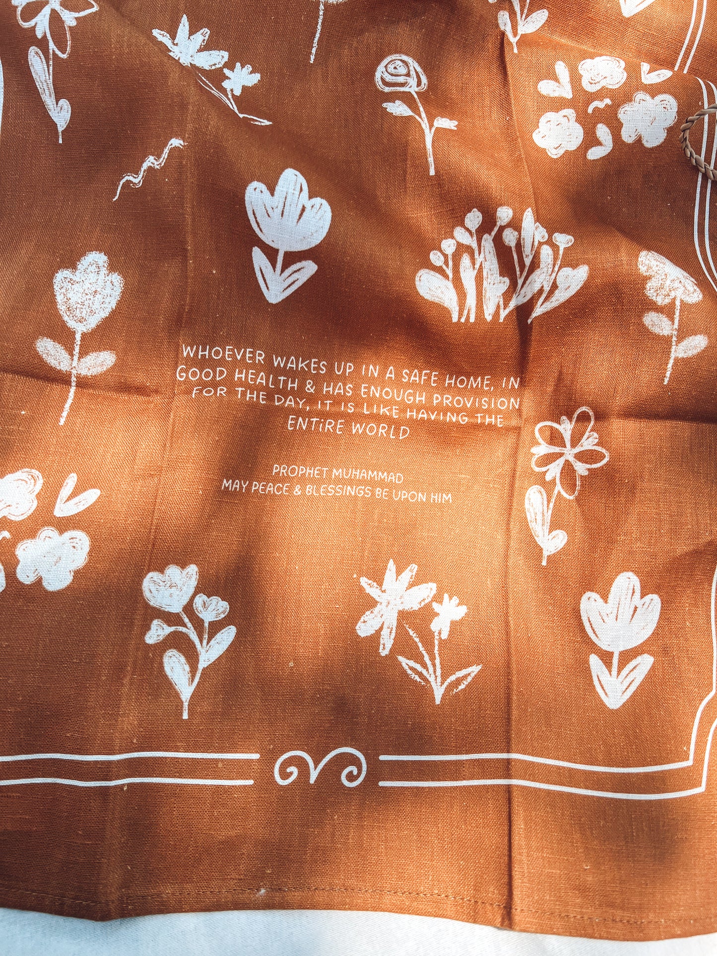 A World Of Blessings Tea Towel