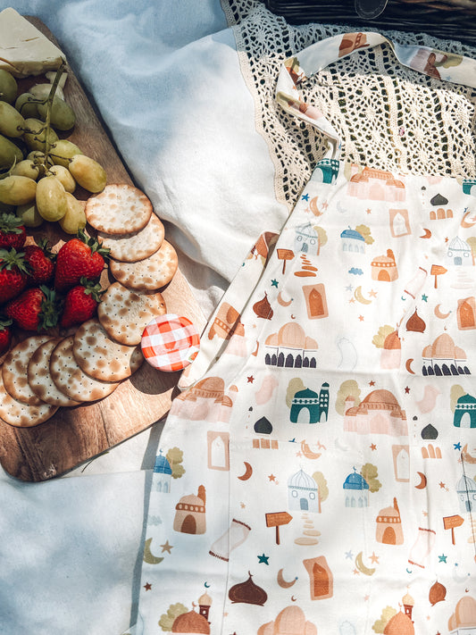 Lets Go To Mosque Child Apron