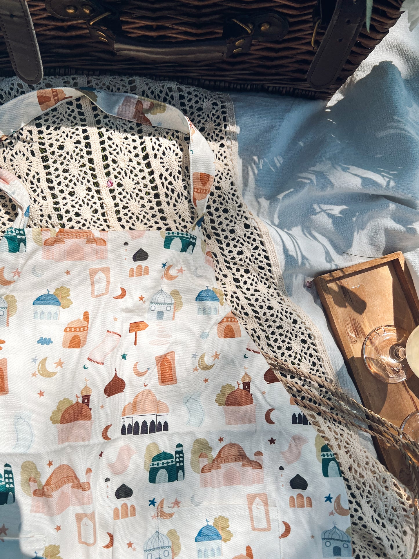 Lets Go To Mosque Child Apron