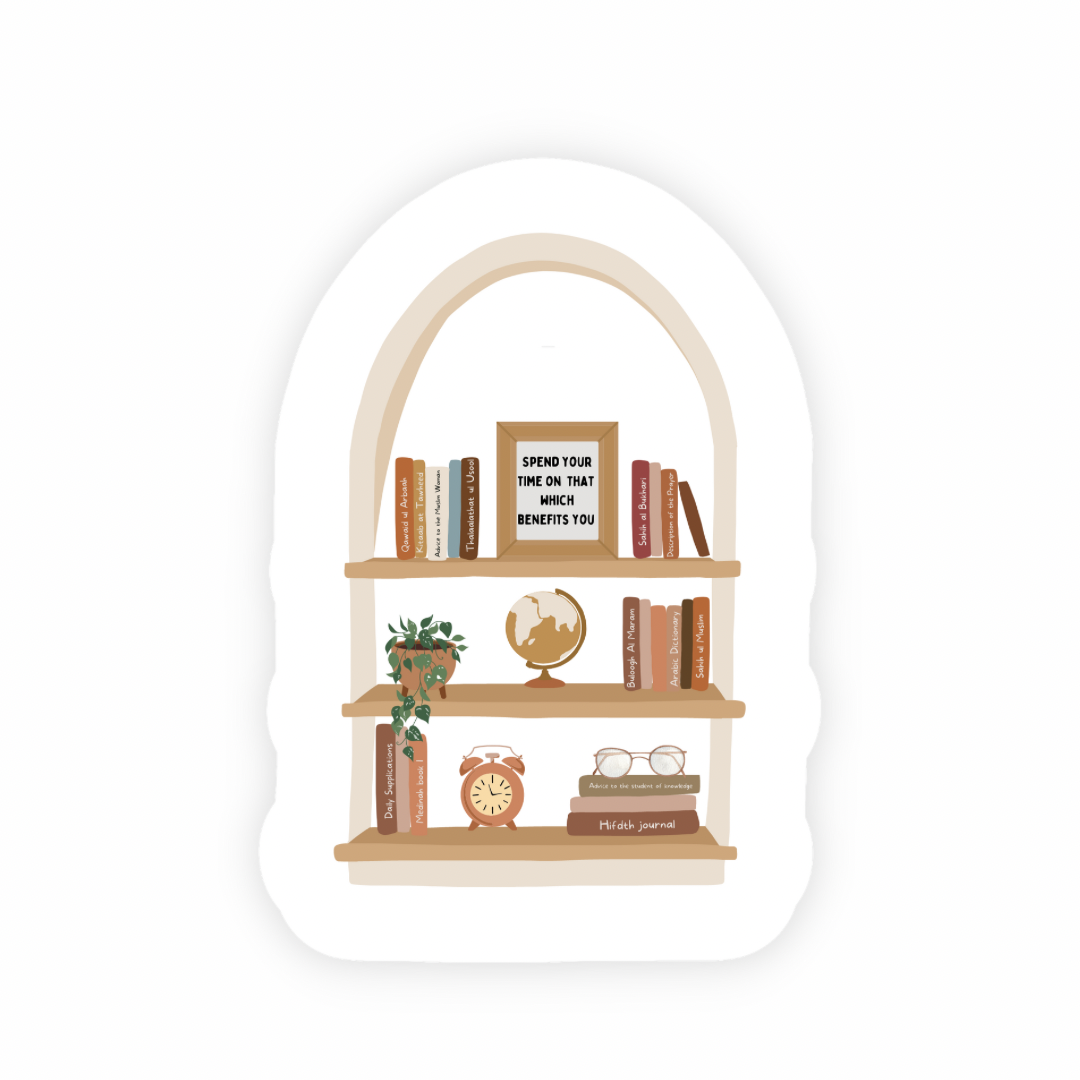 Student of Knowledge Bookshelf Sticker