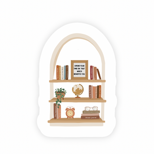 Student of Knowledge Bookshelf Sticker