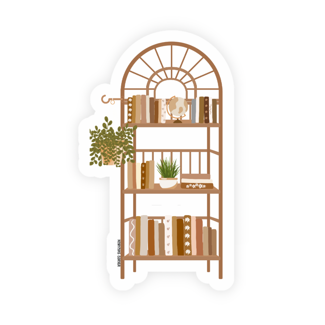 Book Lover Shelf Sticker