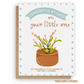 "Imperfect" New Baby Card