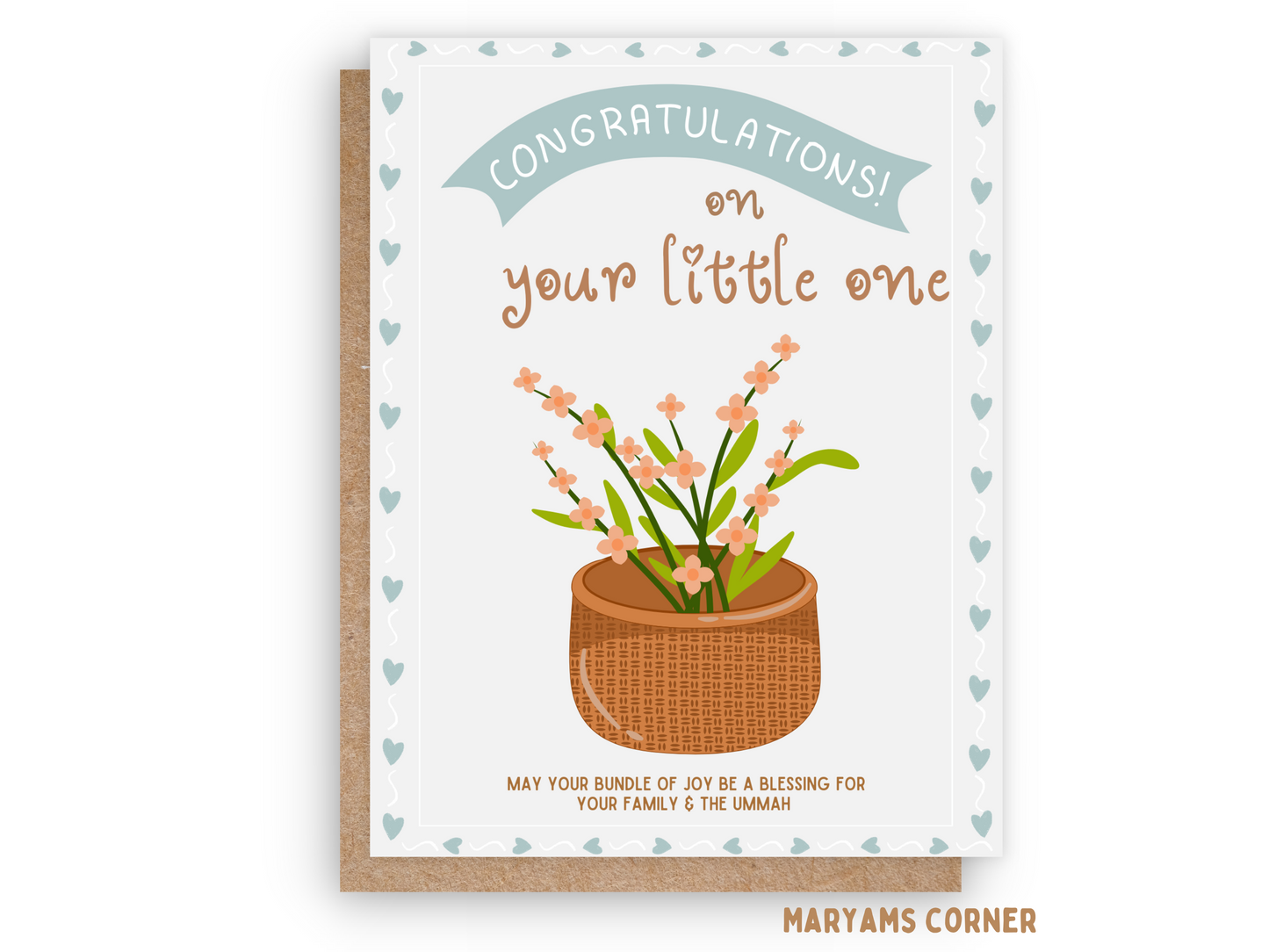 "Imperfect" New Baby Card