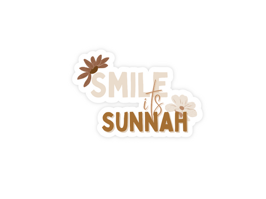 Smile It’s Sunnah Sticker