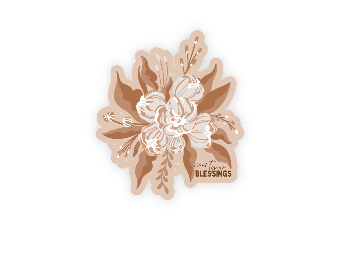 Count Your Blessings Sticker