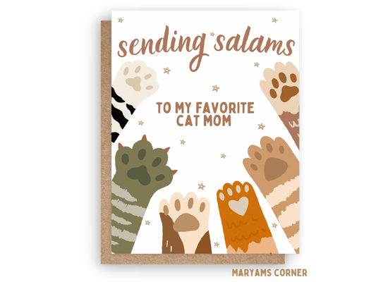 Cat Mom Card