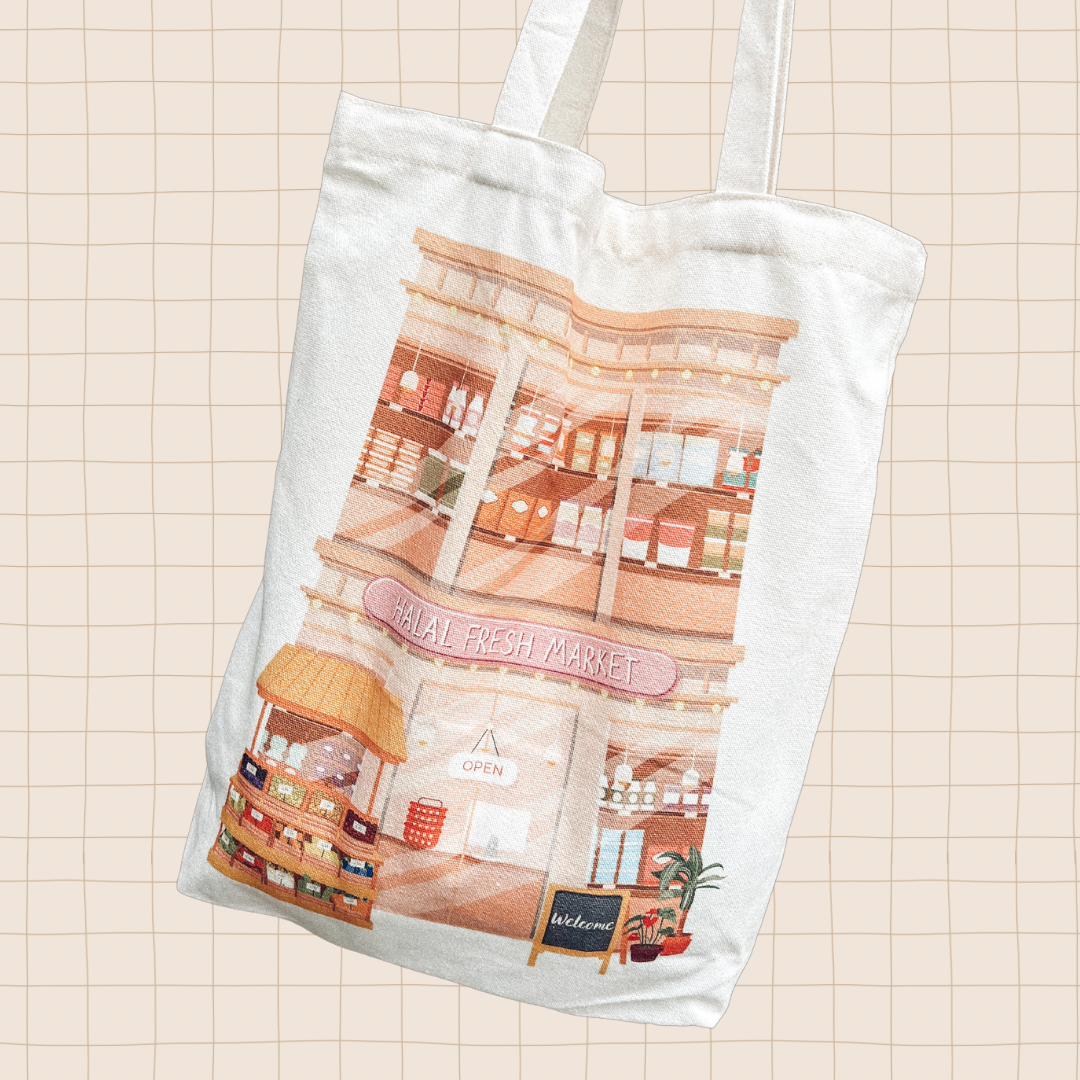 Halal Market Tote Bag