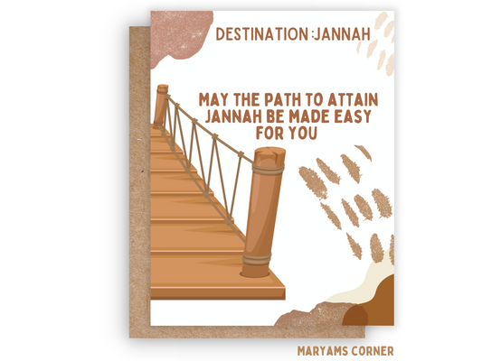 Praying For Jannah Card