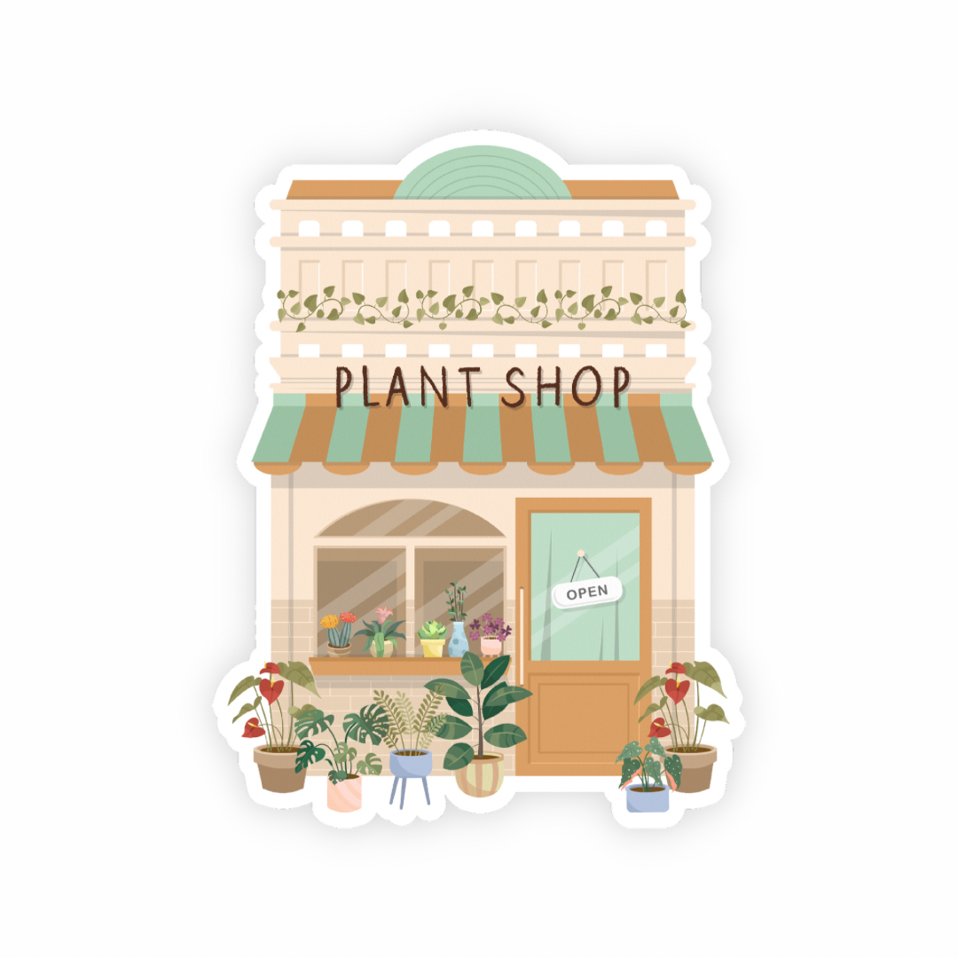 Plant Shop Sticker