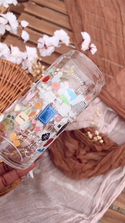 Count Your Blessings Glass Cup