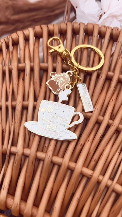 With Every Hardship There is Ease Keychain