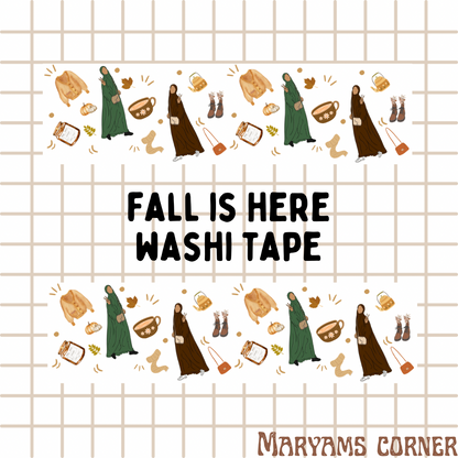 Fall Is Here Washi Tape