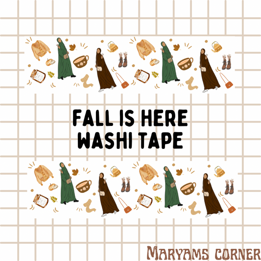 Fall Is Here Washi Tape