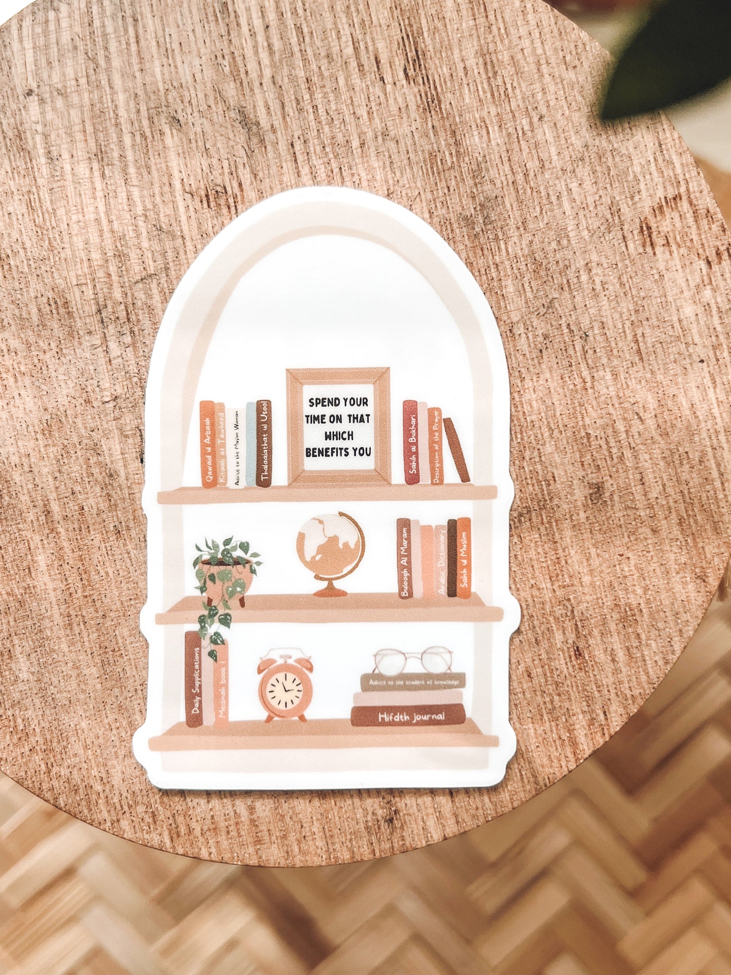 Student of Knowledge Bookshelf Sticker