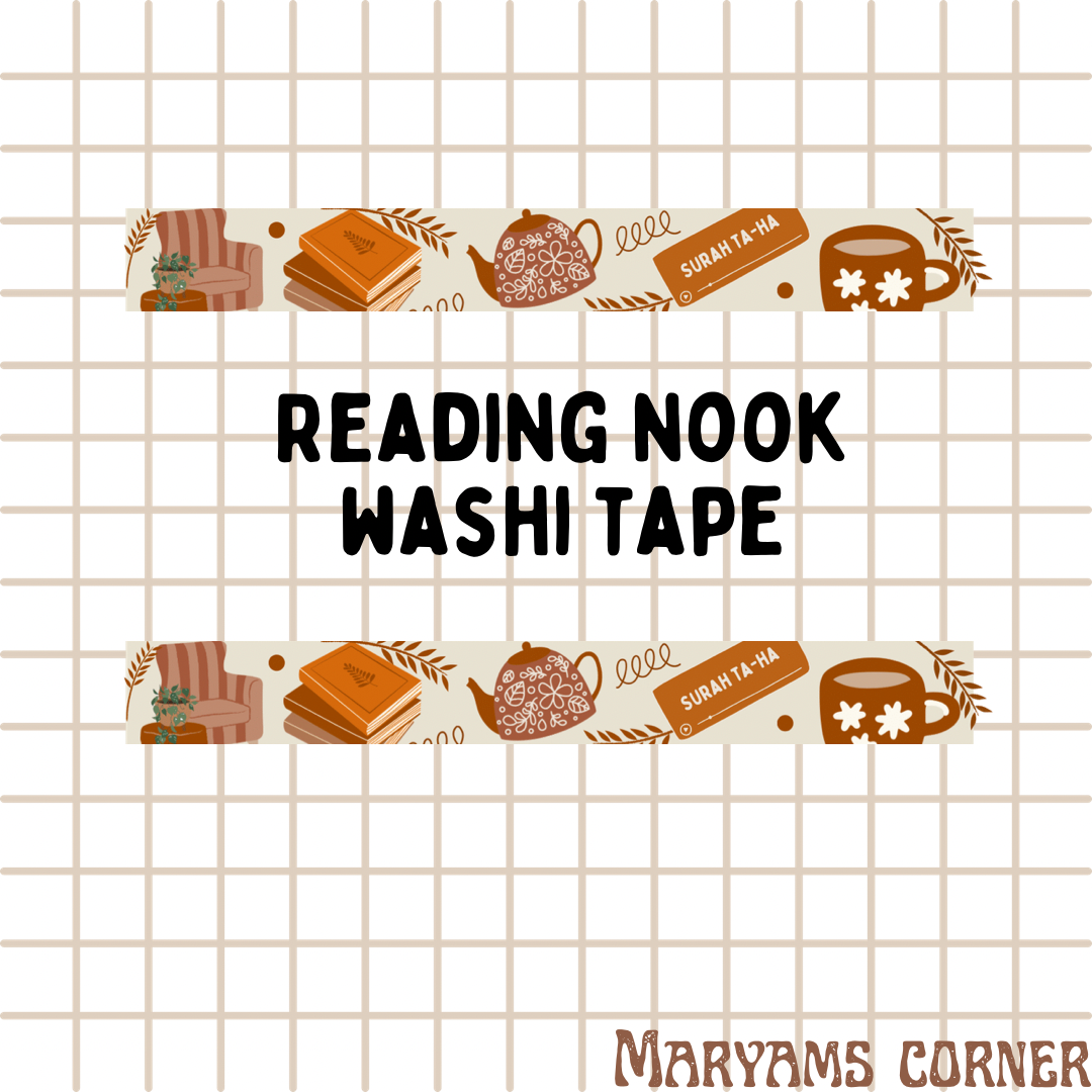 Reading Nook Washi Tape