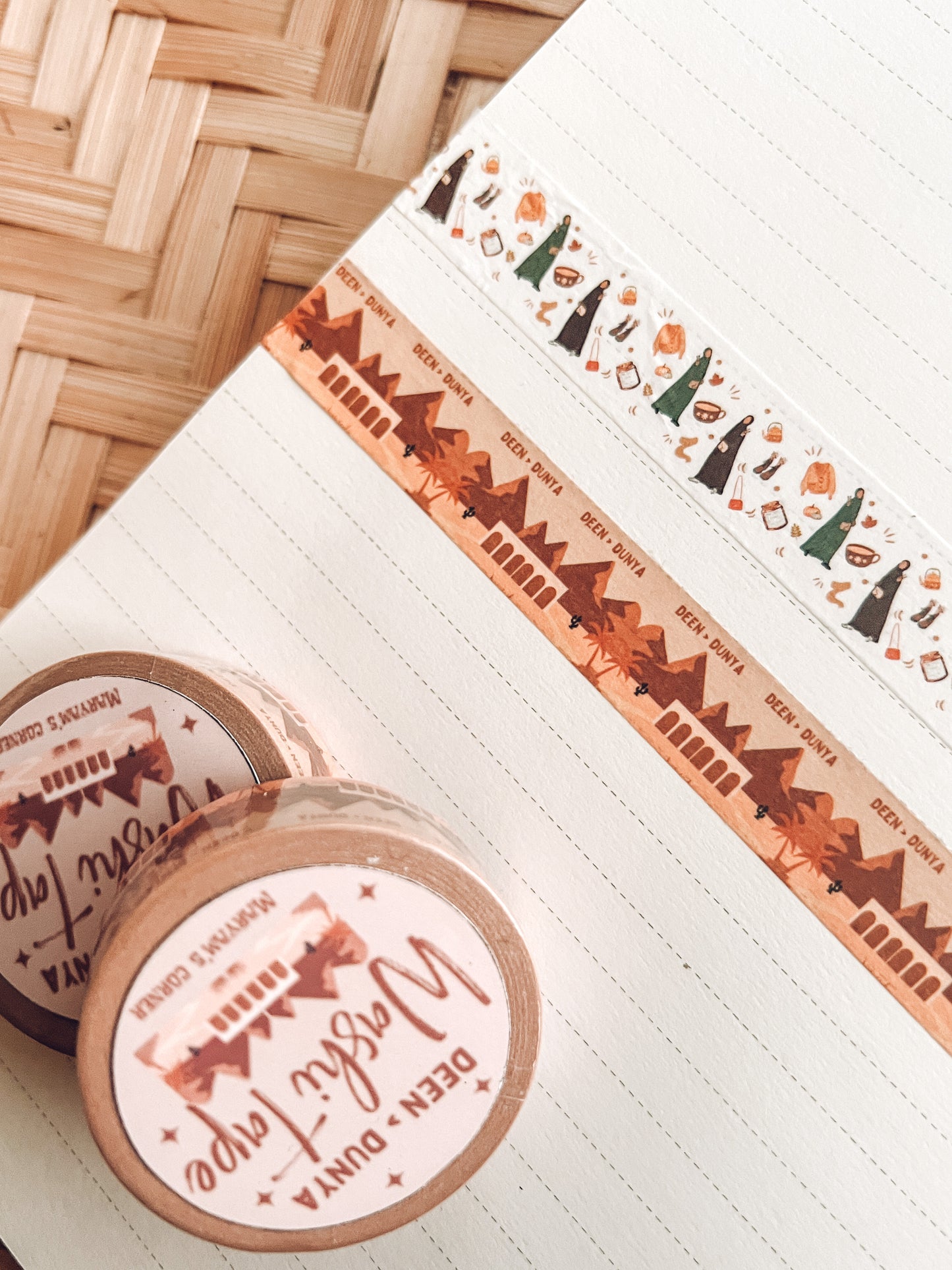 Deen Over Dunya Washi Tape