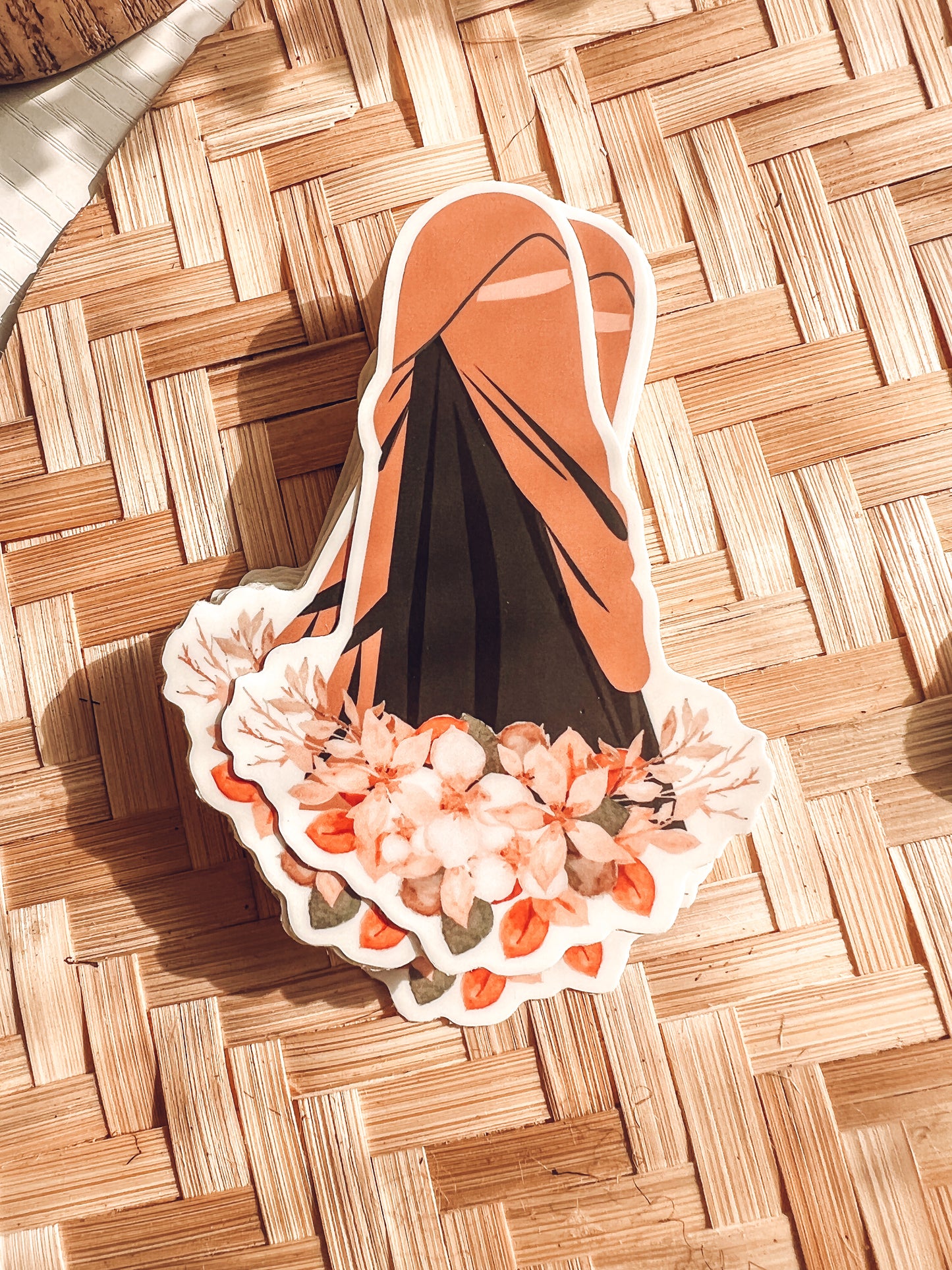 Flower Niqabi Sticker