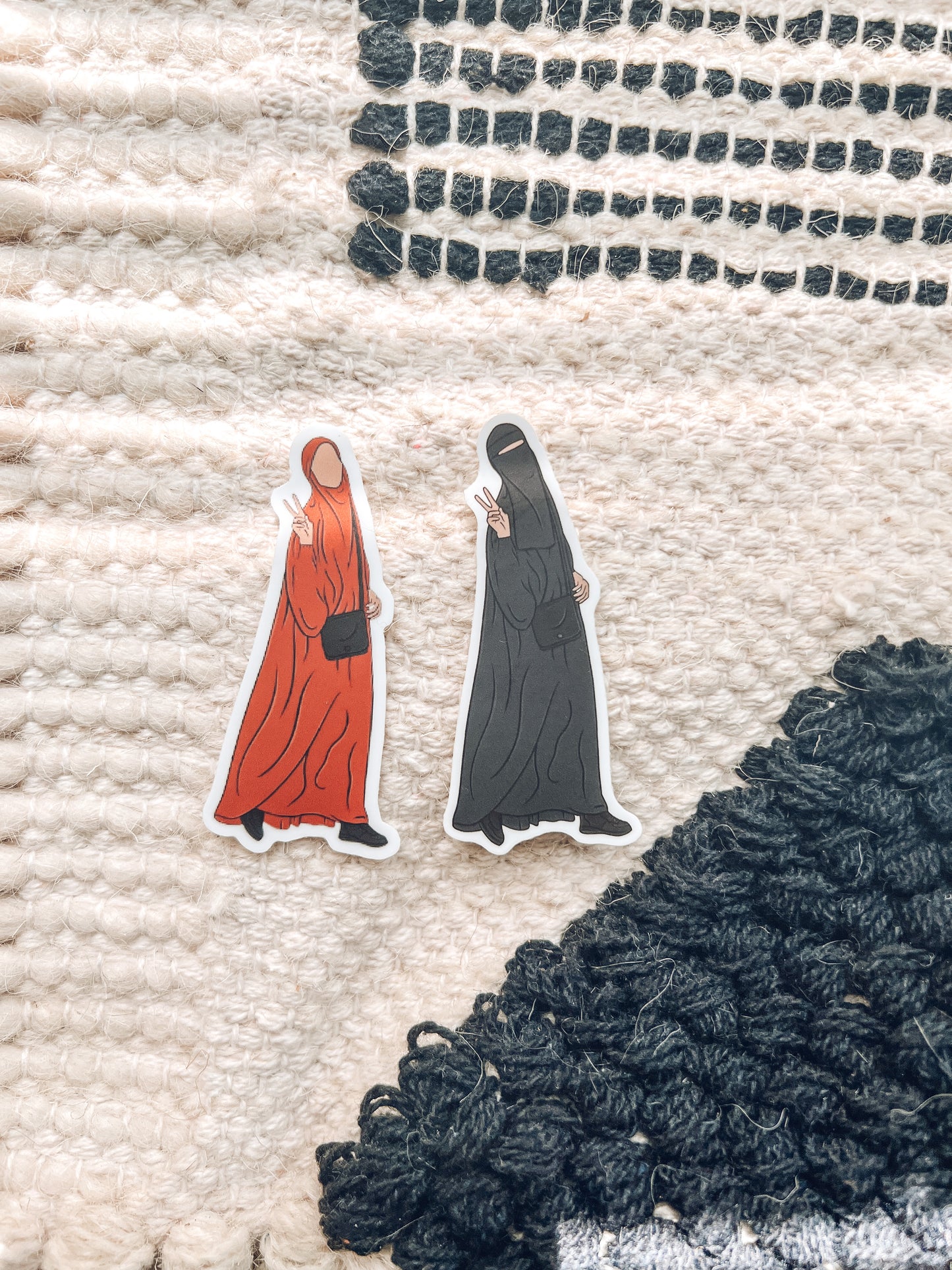 Hijabi (Orange) Sticker